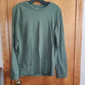 George Grey/Green Long Sleeve Top